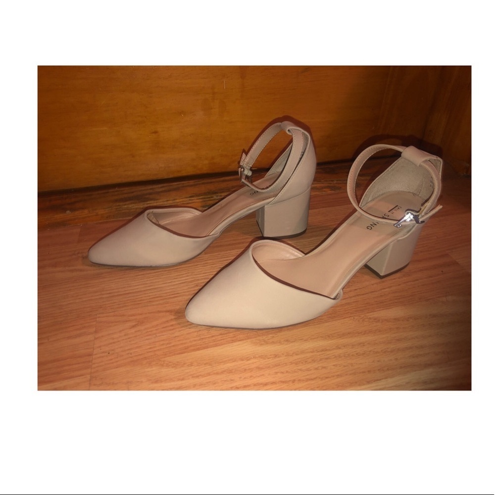 Call It Spring Block Ankle Strap Heel - image 1